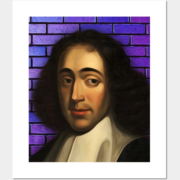 Baruch Spinoza Portrait | Baruch Spinoza Artwork Wall Art by JustLit